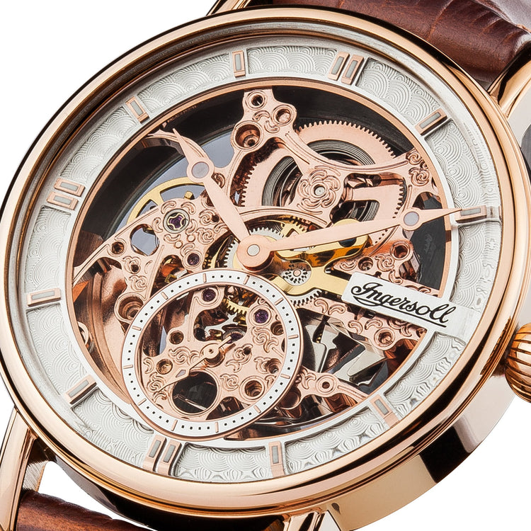 Ingersoll | Herald automatic brown leather 40mm dial | I00401