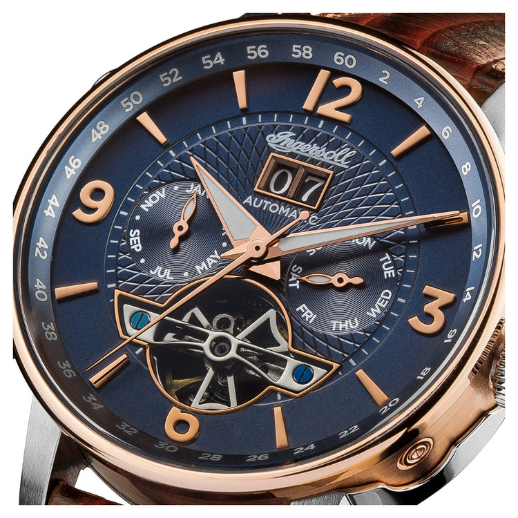 Ingersoll | Grafton automatic brown leather 42mm dial | I00703