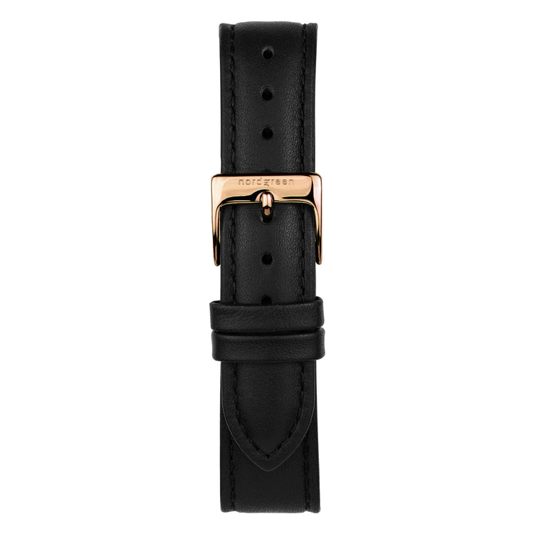 Nordgreen | Unika rose gold black 32mm dial | UN32RGLEBLBL