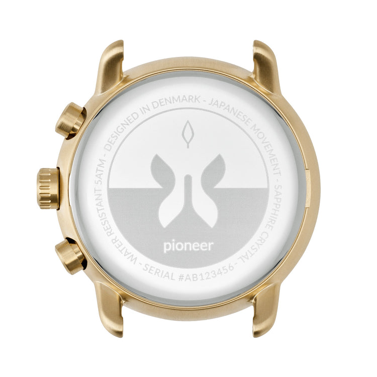 Nordgreen | Pioneer gold black 42mm dial | PI42GO3LGOBL