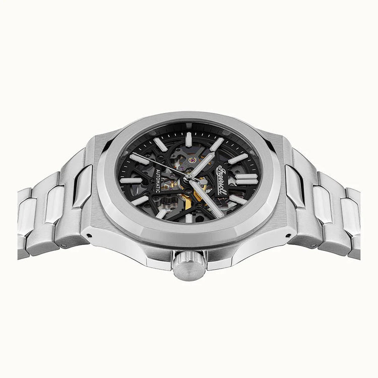 Ingersoll | Catalina automatic silver black 42mm dial | I12501