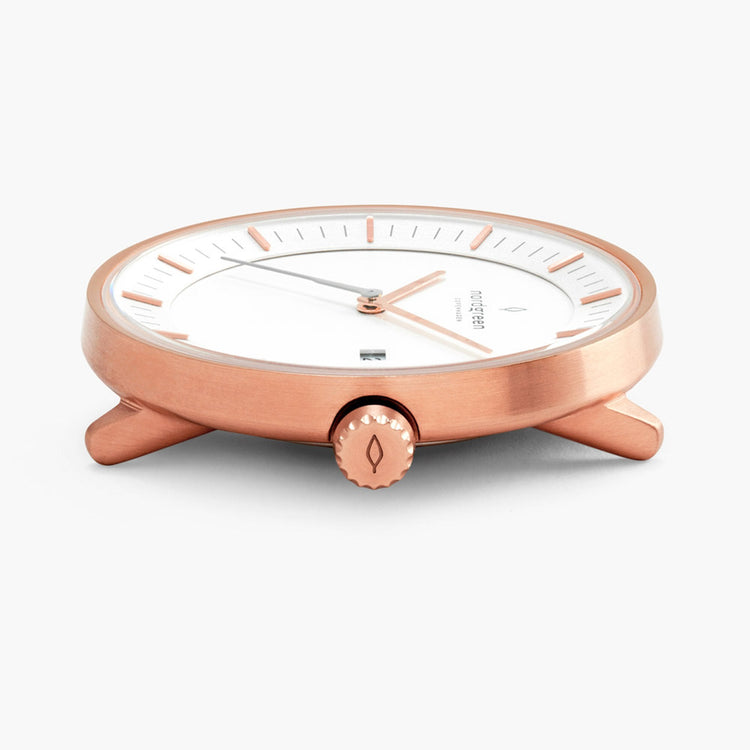 Nordgreen | Philosopher Rose Gold white 36mm dial | PH36RG5LROXX