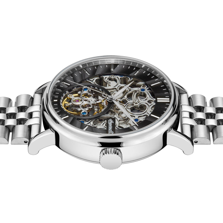 Ingersoll | Charles automatic silver 44mm black dial| I05804