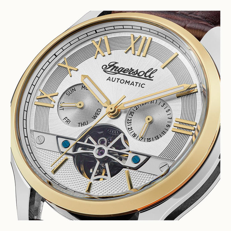 Ingersoll | Tempest automatic gold silver 44mm dial | I12101