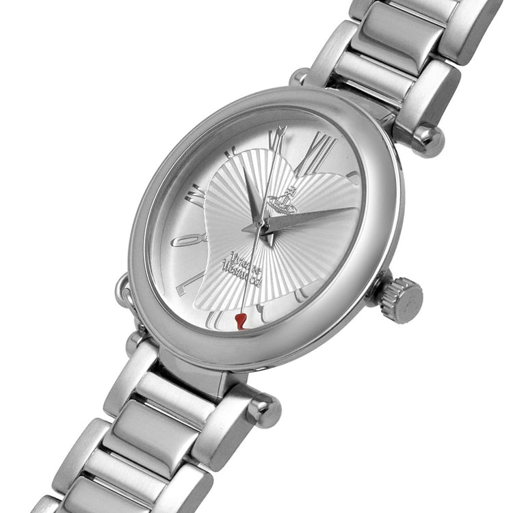 Vivienne Westwood | Orb silver bracelet 32mm dial | VV006SL