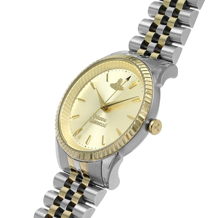 Vivienne Westwood | Seymour gold two tone 38mm dial | VV240CPSG
