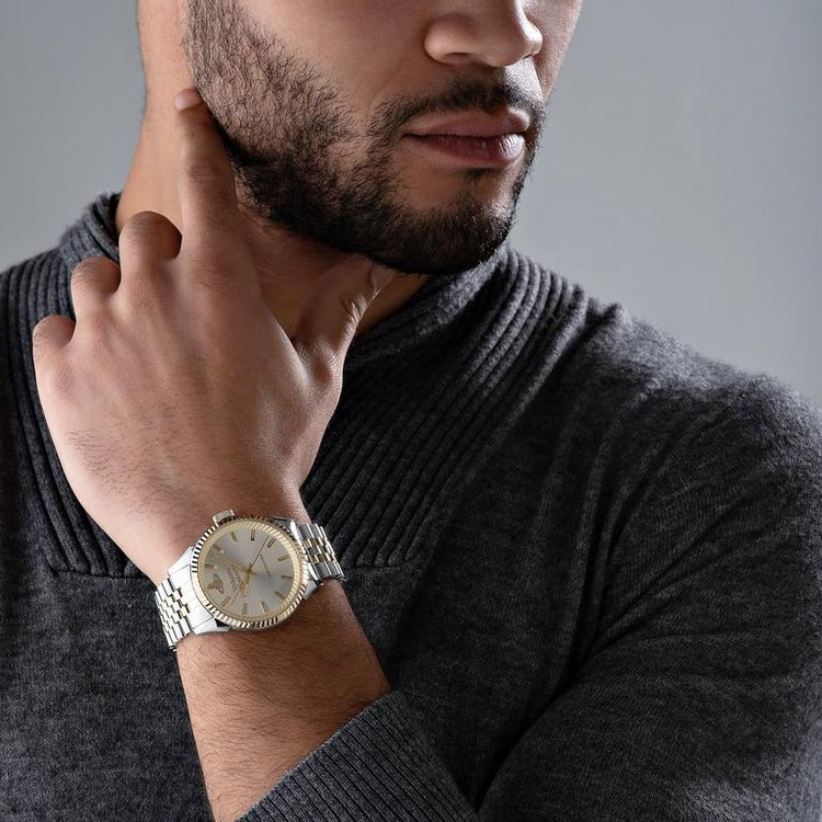 Vivienne Westwood | Seymour Homme gold two tone 41mm dial | VV242CMSG