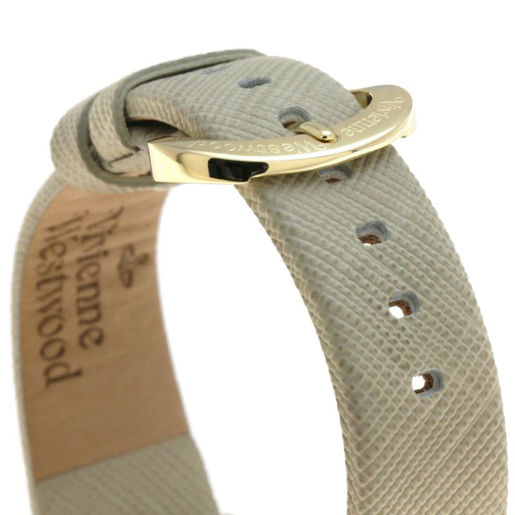 Vivienne Westwood | Orb Pop gold cream 32mm dial | VV006GDCM