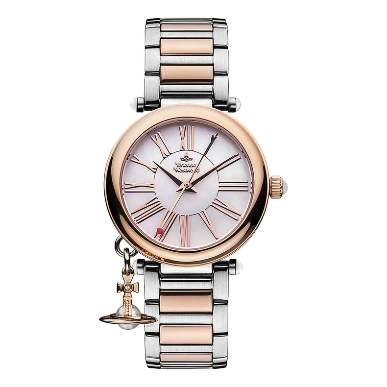 Vivienne Westwood | Mother Orb rose gold two tone 32mm dial | VV006PRSSL