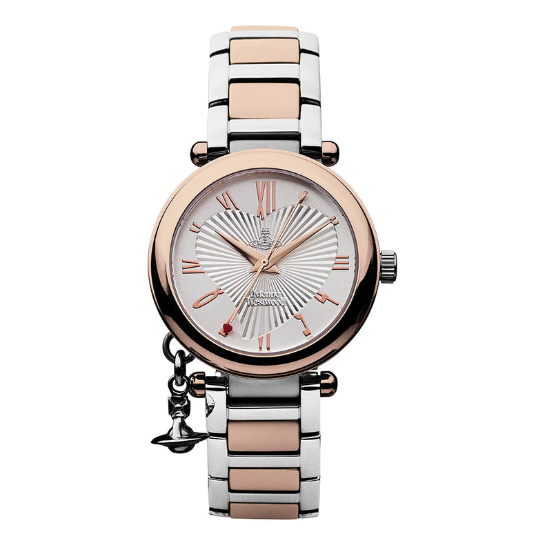 Vivienne Westwood | Orb rose gold two tone 32mm dial | VV006RSSL