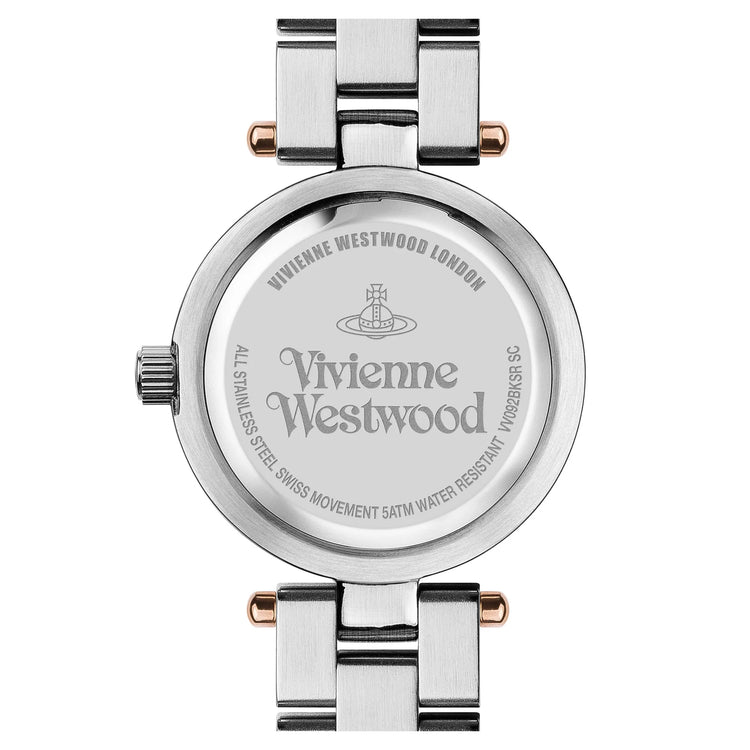 Vivienne Westwood | Westbourne Orb black rose gold 28mm dial | VV092BKSR