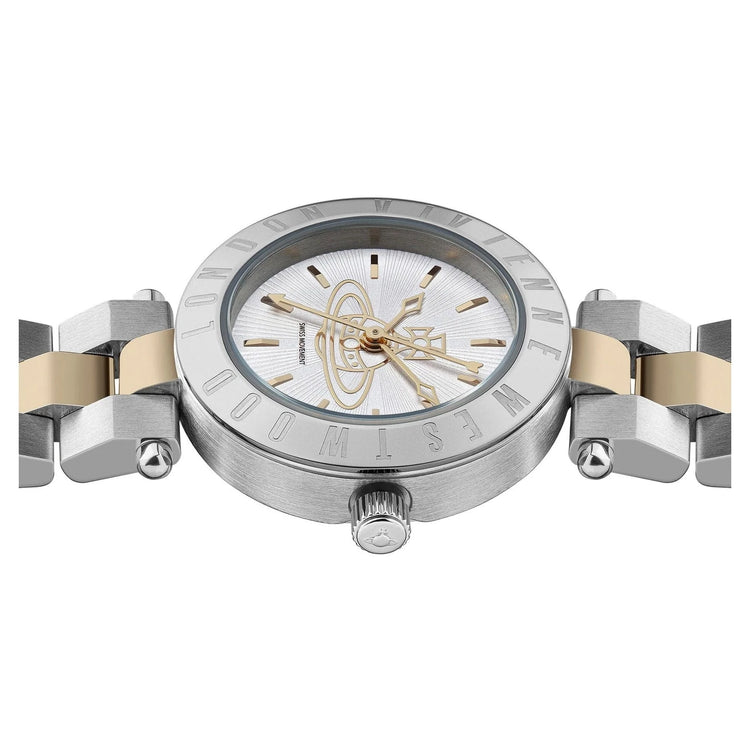 Vivienne Westwood | Westbourne Orb two tone silver 28mm dial | VV092SLSG