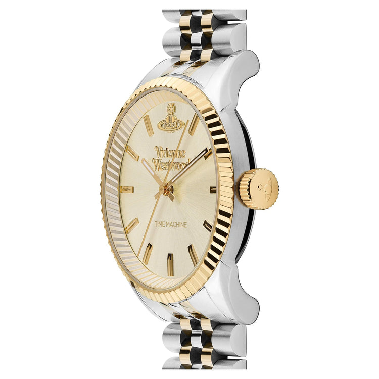 Vivienne Westwood | Seymour Homme gold two tone 41mm dial | VV242CMSG
