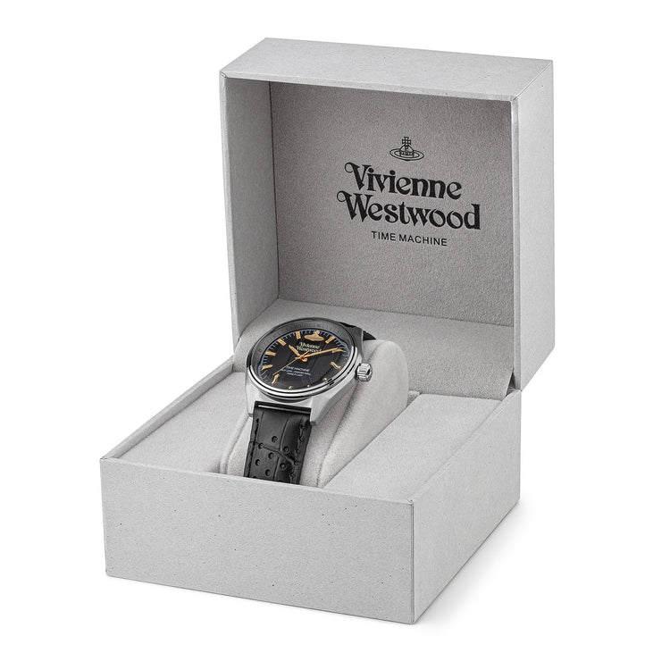 Vivienne Westwood | Sydenham black leather 40mm dial | VV251BKBK