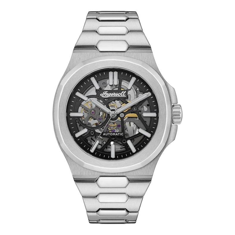 Ingersoll | Catalina automatic silver black 42mm dial | I12501