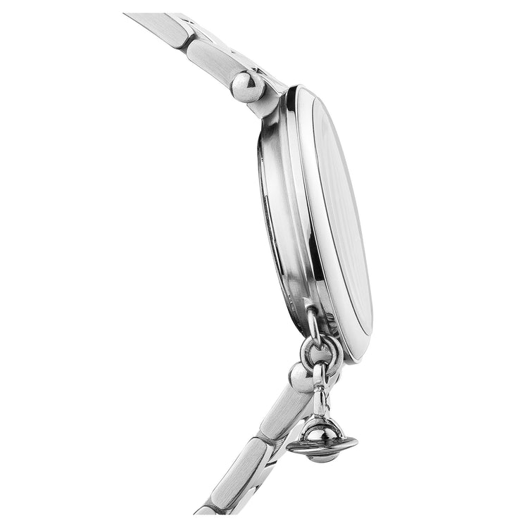 Vivienne Westwood | Orb silver bracelet 32mm dial | VV006SL