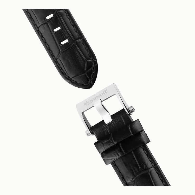 Ingersoll | Tennessee dual rotor 45.5mm grey dial and black leather | I13103