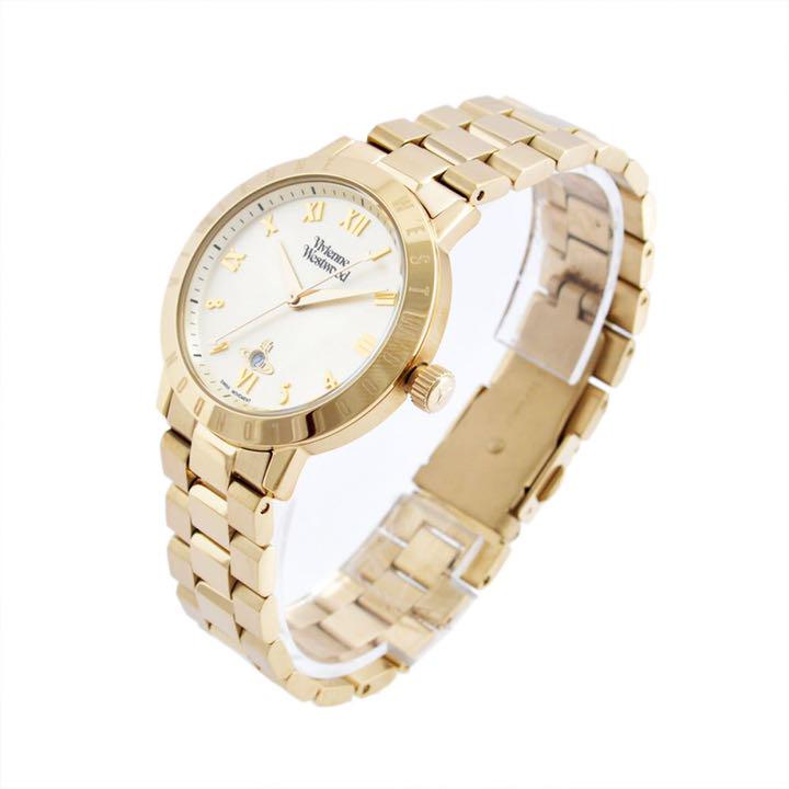 Vivienne Westwood | Bloomsbury gold link 34mm dial | VV152GDGD