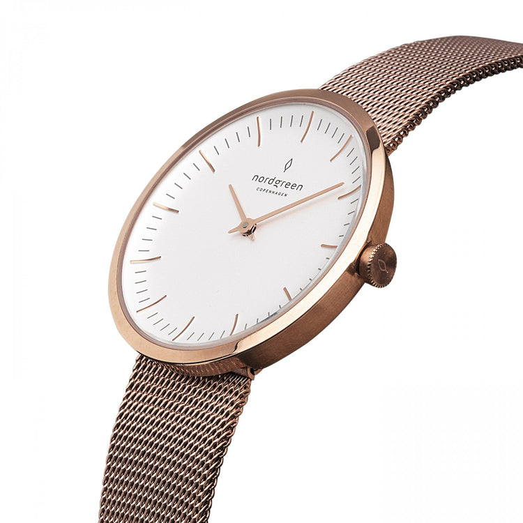Nordgreen | Infinity rose gold 32mm white dial | IN32RGMEROXX