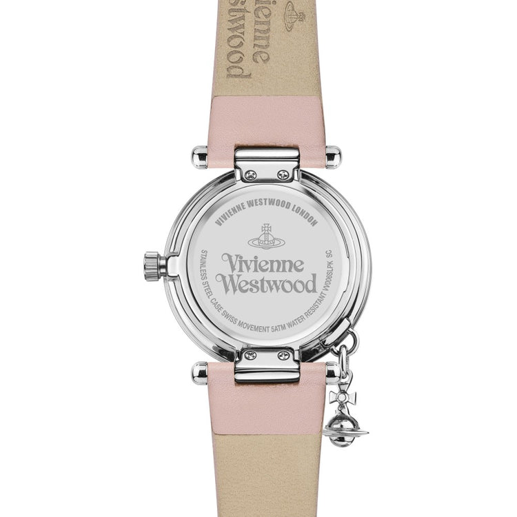 Vivienne Westwood | Orb Pastelle pale pink silver 32mm dial | VV006SLPK