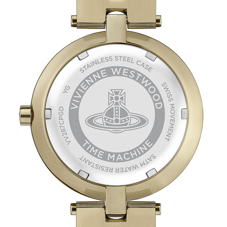 Vivienne Westwood | Whitehall gold 34mm gold dial | VV287CPGD