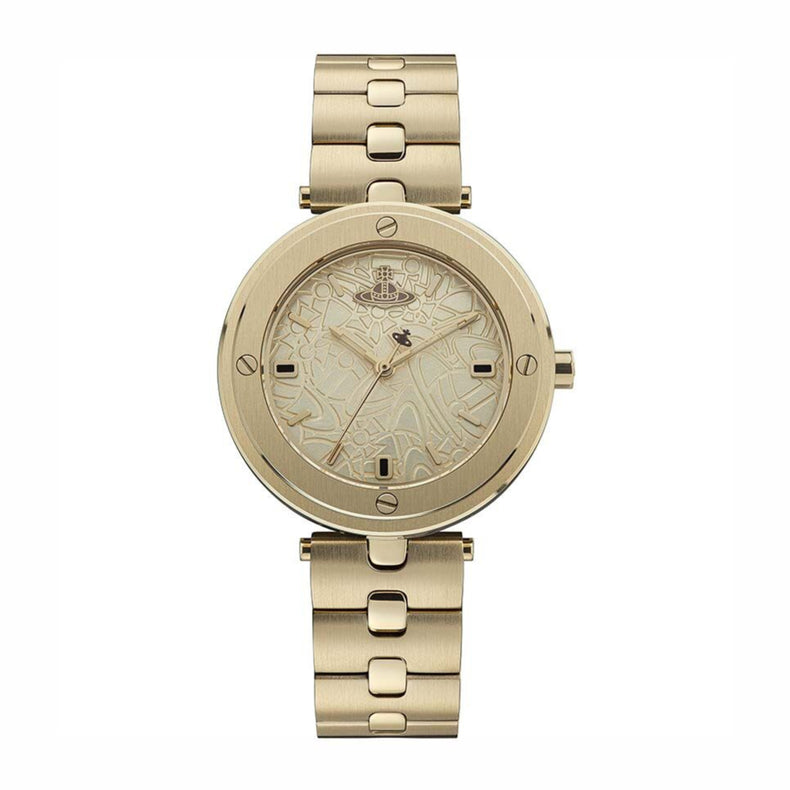 Vivienne Westwood | Whitehall gold 34mm gold dial | VV287CPGD