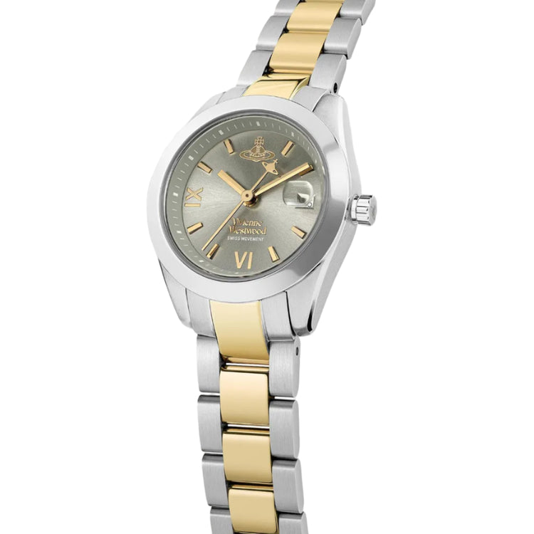 Vivienne Westwood | Fenchurch silver grey 28 mm dial two tone | VV292GYSG