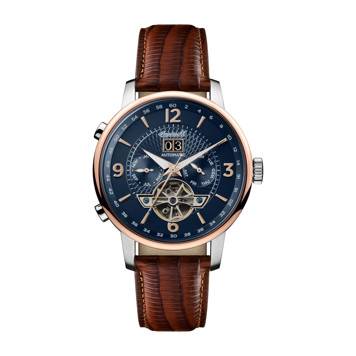 Ingersoll | Grafton automatic brown leather 42mm dial | I00703