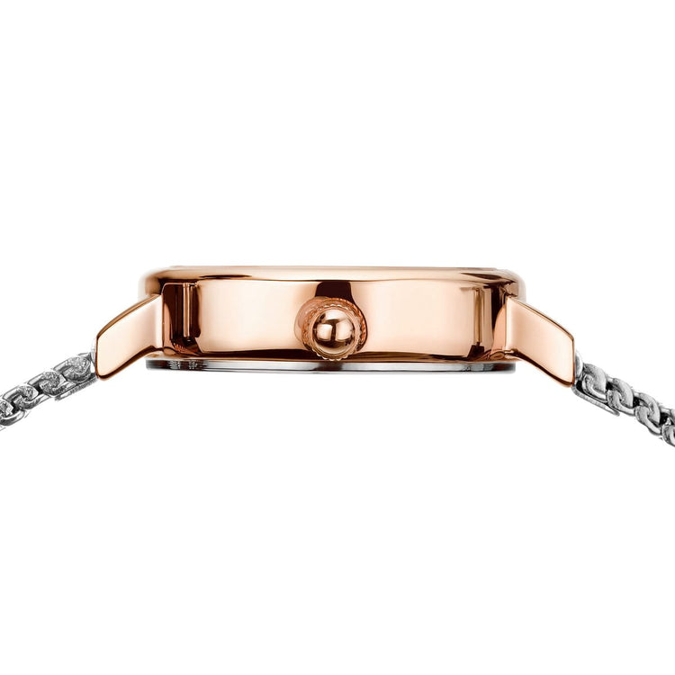 Bering | Gift set rose gold and silver 22mm dial milanese with matching bracelet | 11022-064-Lovely-2-GWP190