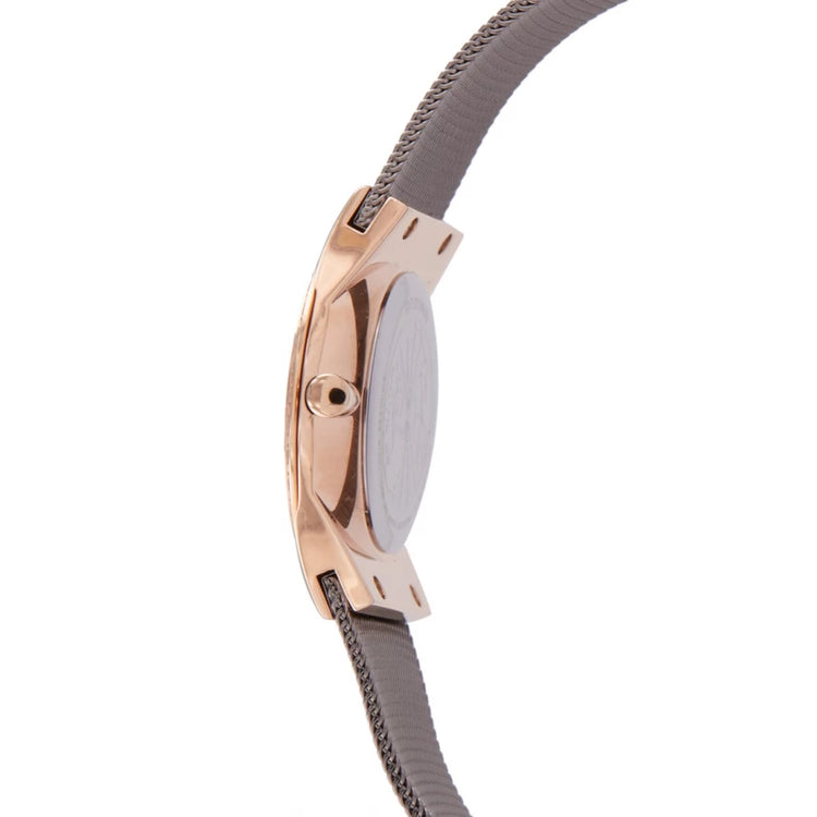Bering | Classic grey rose gold 30mm dial with Swarovski | 12430-369