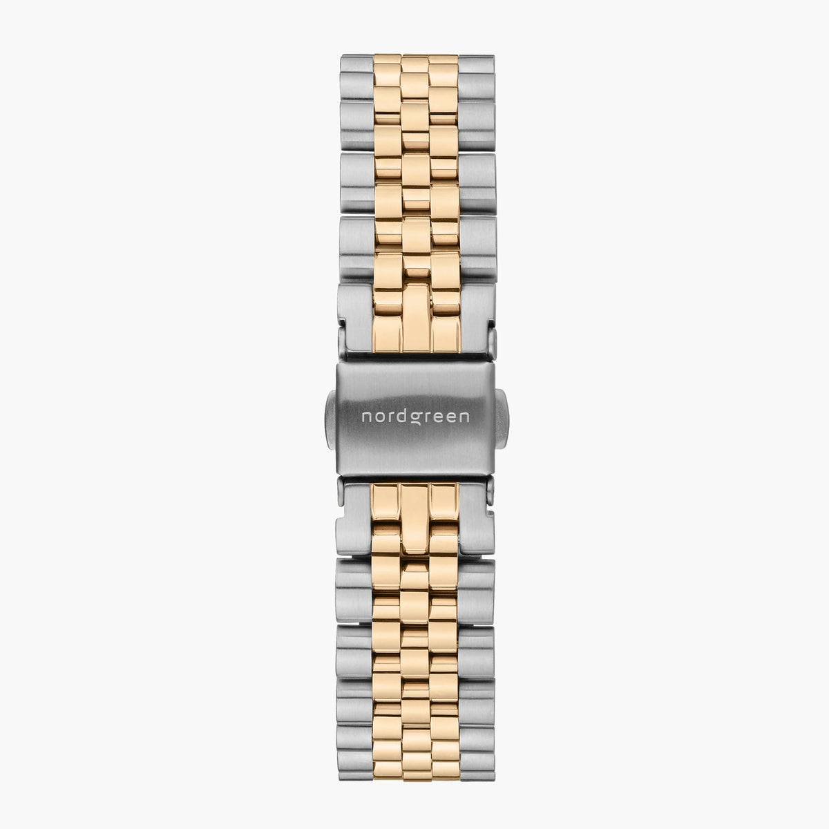Nordgreen | Two tone silver gold 5 link 16mm strap band (32mm dial) | ST16POSG5LSG