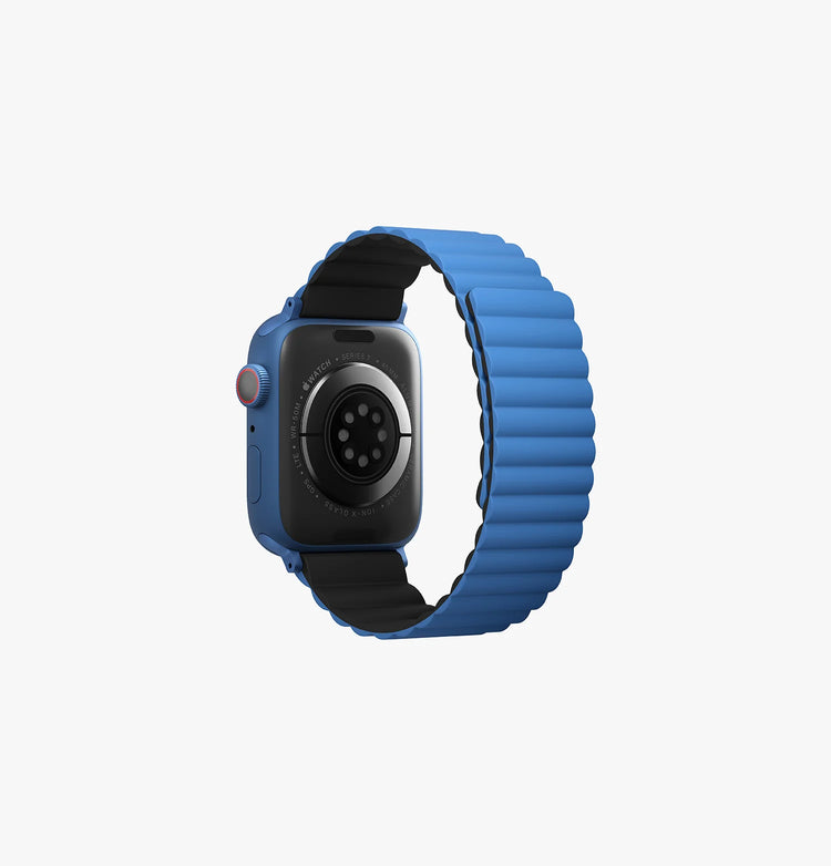 Uniq | Revix reversible blue and black watch band - Apple Series | REVBLUBLK