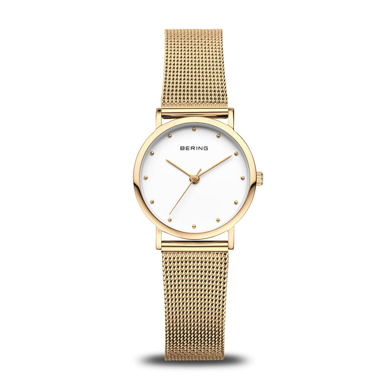 Bering | Classic 26mm Gold Milanese Strap | 13426-334