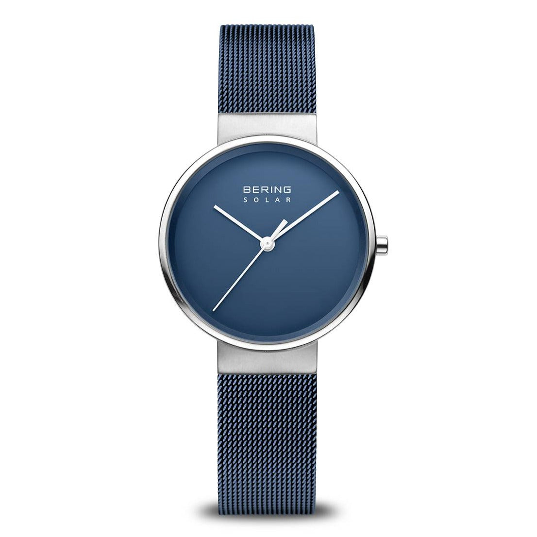 Bering | Brushed silver solar blue 39mm dial | 14331-307
