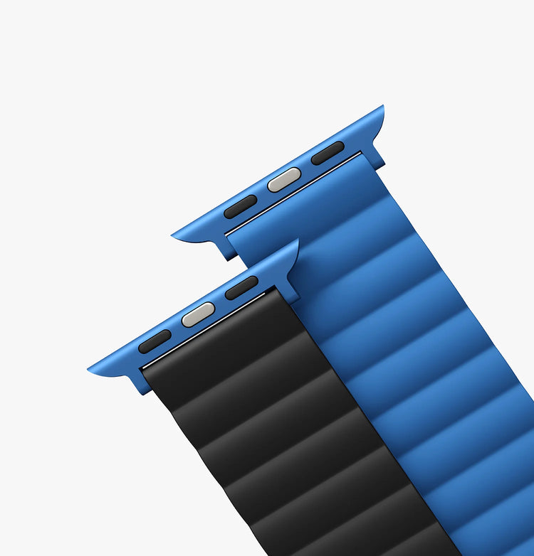 Uniq | Revix reversible blue and black watch band - Apple Series | REVBLUBLK