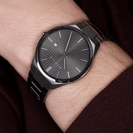 Bering | Ultra Slim grey 40mm dial and stainless steel links | 17240-777