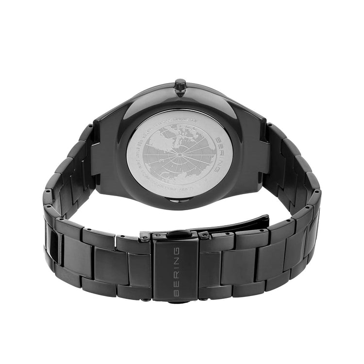 Bering | Ultra Slim grey 40mm dial and stainless steel links | 17240-777