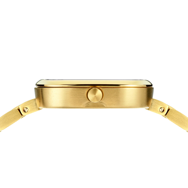 Bering | Classic gold square case 26mm dial gold strap | 17926-734