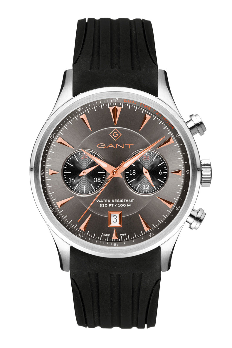 Gant | Spencer grey 43mm dial and black rubber | G135014