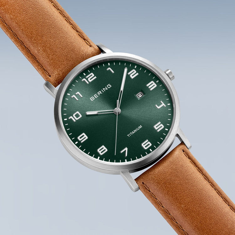 Bering | Titanium green 40mm dial | 18640-568