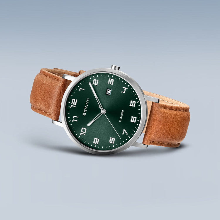 Bering | Titanium green 40mm dial | 18640-568