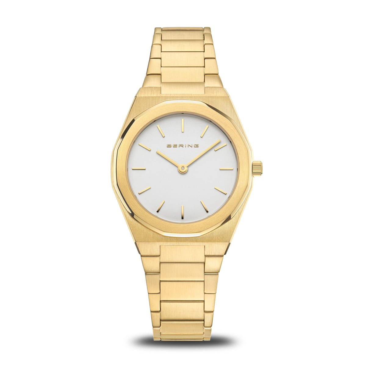 Bering | Classic polished gold 32mm dial links | 19632-730