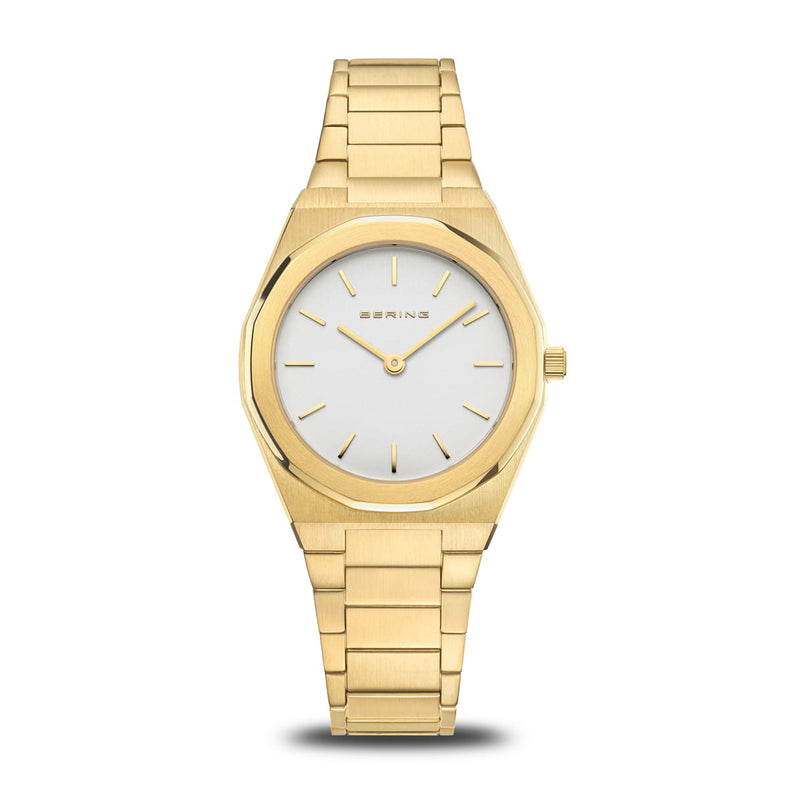 Bering | Classic polished gold 32mm dial links | 19632-730