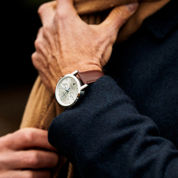 Henry Archer | Kvantum - Matriks 41mm dial windsor tan leather | HA-KV-MA-WT