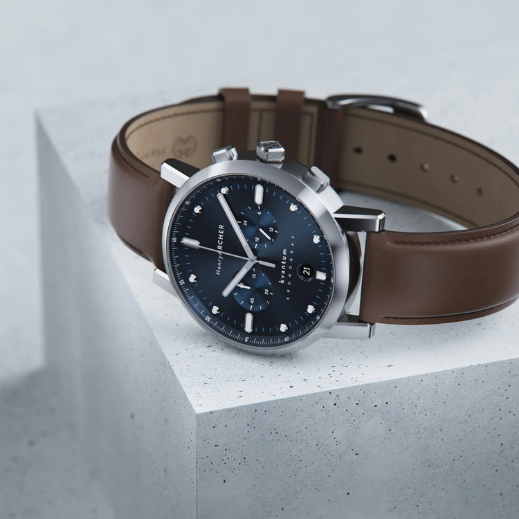 Henry Archer | Kvantum - Apeks 41mm dial windsor tan leather | HA-KV-AP-WT