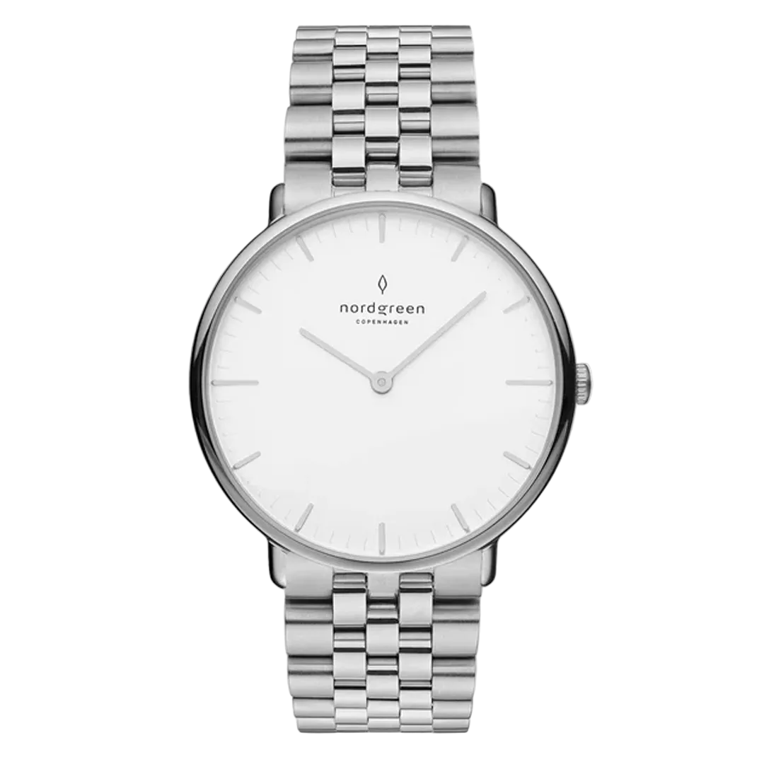 Nordgreen | Native silver white 32mm dial | NR32SI5LSIXX