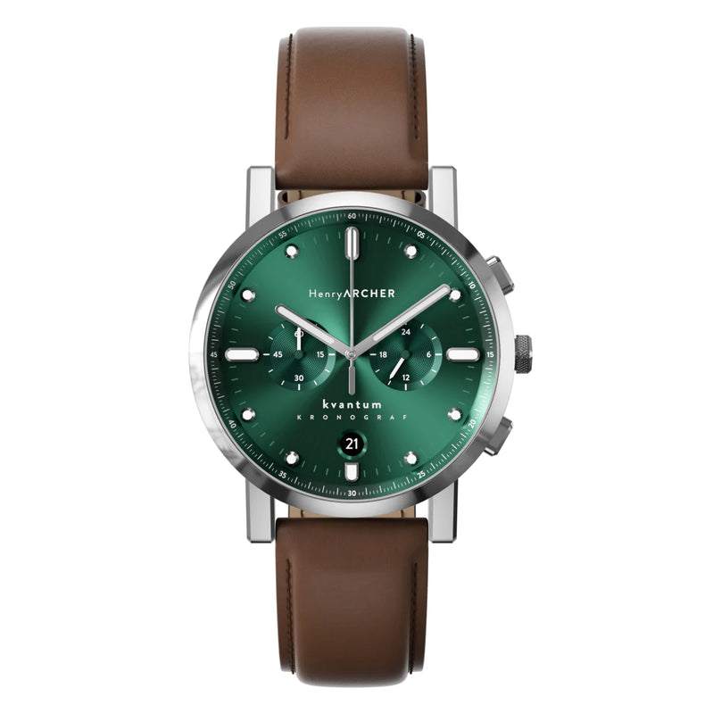 Henry Archer | Kvantum - Konstant 41mm dial windsor tan leather | HA-KV-KO-WT