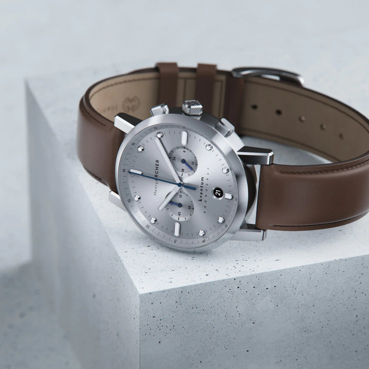 Henry Archer | Kvantum - Matriks 41mm dial windsor tan leather | HA-KV-MA-WT