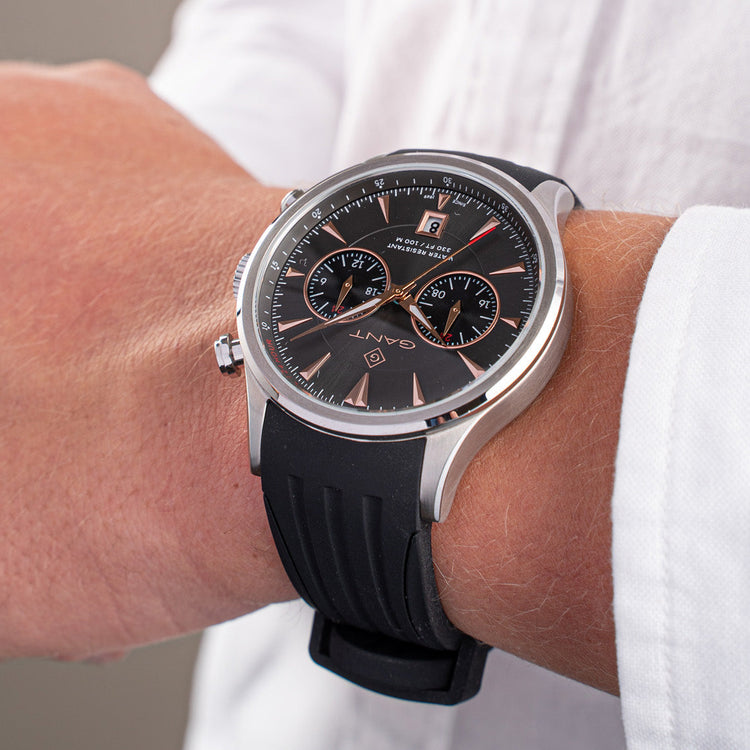 Gant | Spencer grey 43mm dial and black rubber | G135014