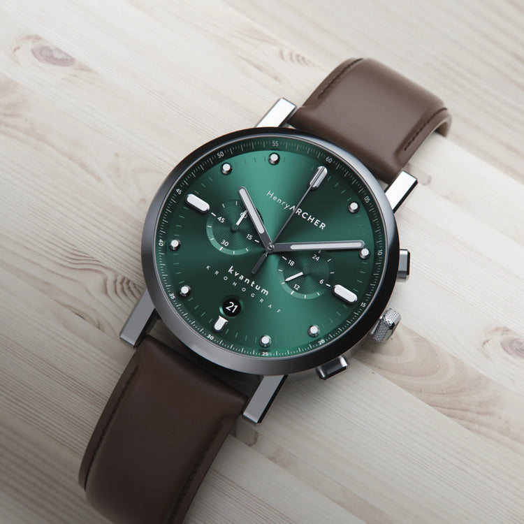 Henry Archer | Kvantum - Konstant 41mm dial windsor tan leather | HA-KV-KO-WT